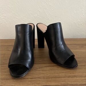 French Connection Black Mules - Size 7 (worn less than 5 times)